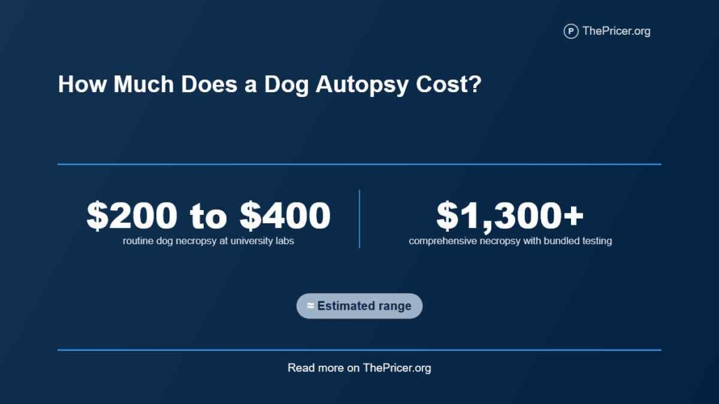Dog Autopsy Cost