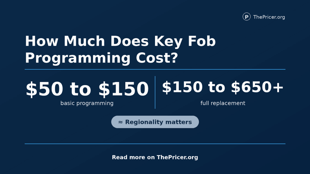 Key Fob Programming Cost