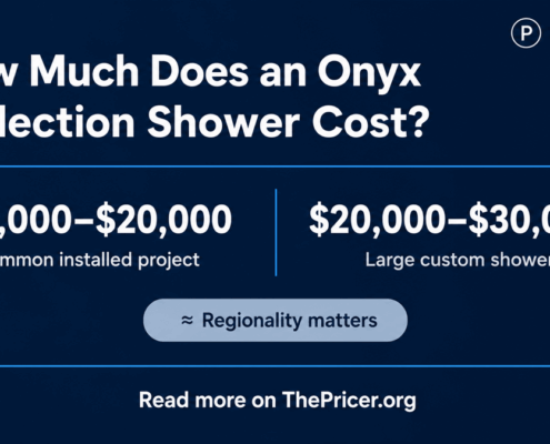 Onyx Collection Shower Cost