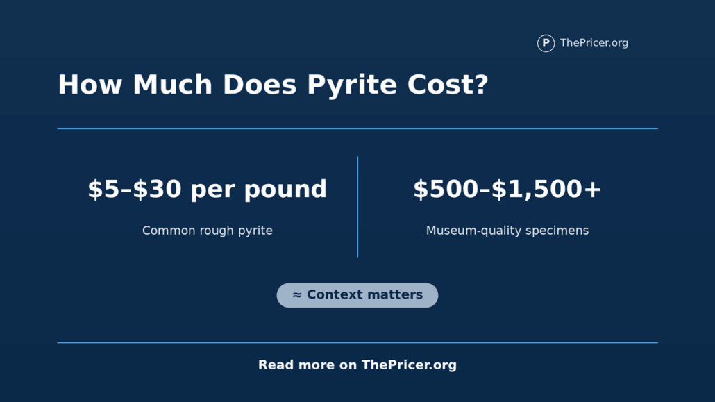 Pyrite Cost