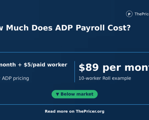 ADP Payroll Services Cost
