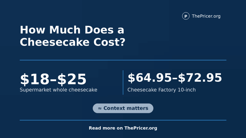 Cheesecake Cost