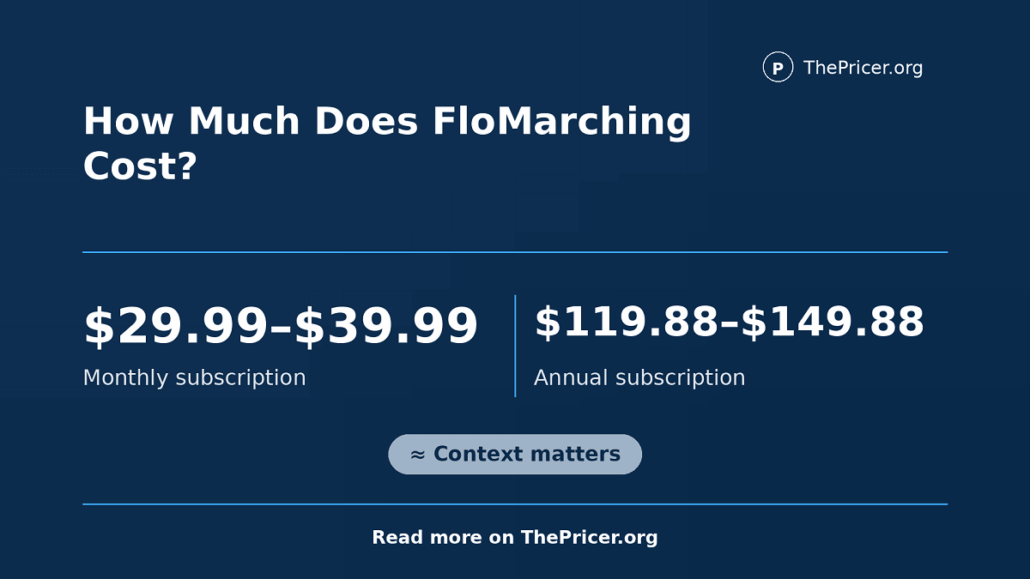Flomarching Cost