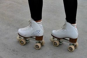 Heeled Roller Skates