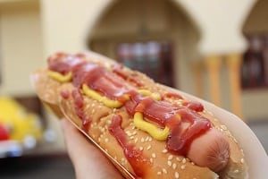 Hot Dog In Hand