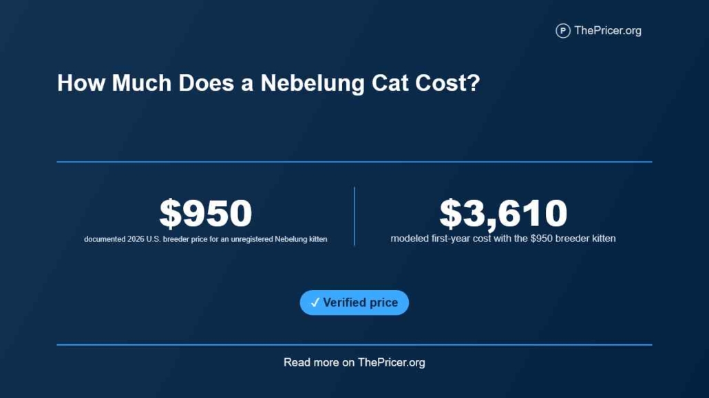 Nebelung Cat Cost