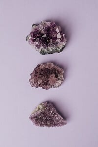 Three Pieces of Amethyst
