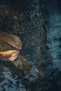 Toes in Water