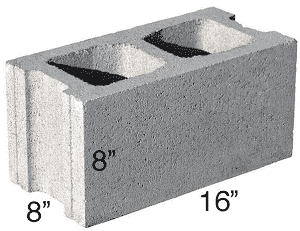 Cinder Block Size