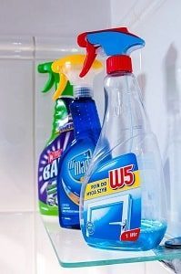 cleaning detergent bottle types