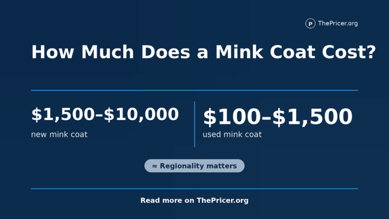 How Much Does A Mink Coat Cost?
