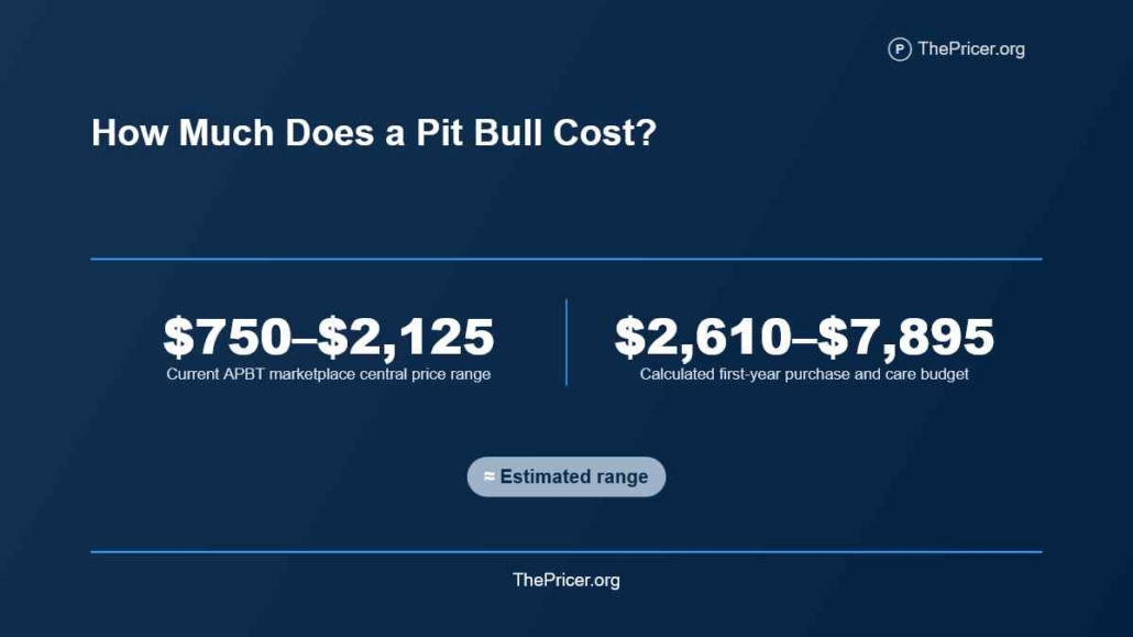 Pitbull Dog Cost