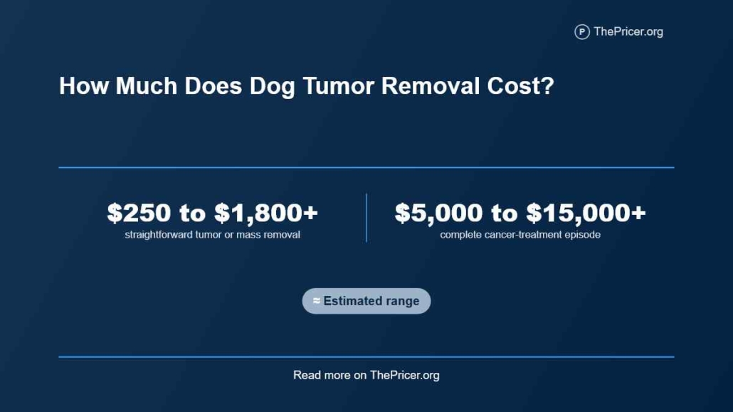 Dog Tumor Removal Cost