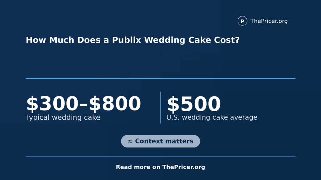 Publix Cake Cost