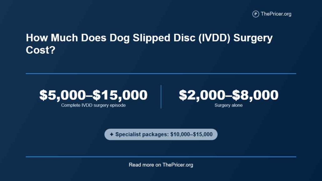 Intervertebral Disc Surgery Cost