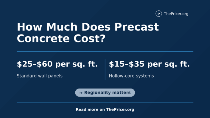Precast Price How Much Does Precast Concrete Cost?