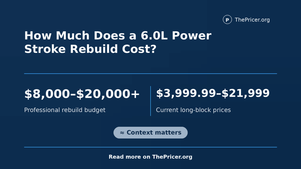 Powerstroke 6L Rebuild Cost