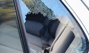 Broken Car Window