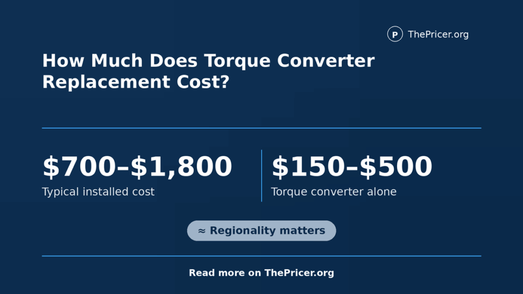 Torque Converter Replacement Cost