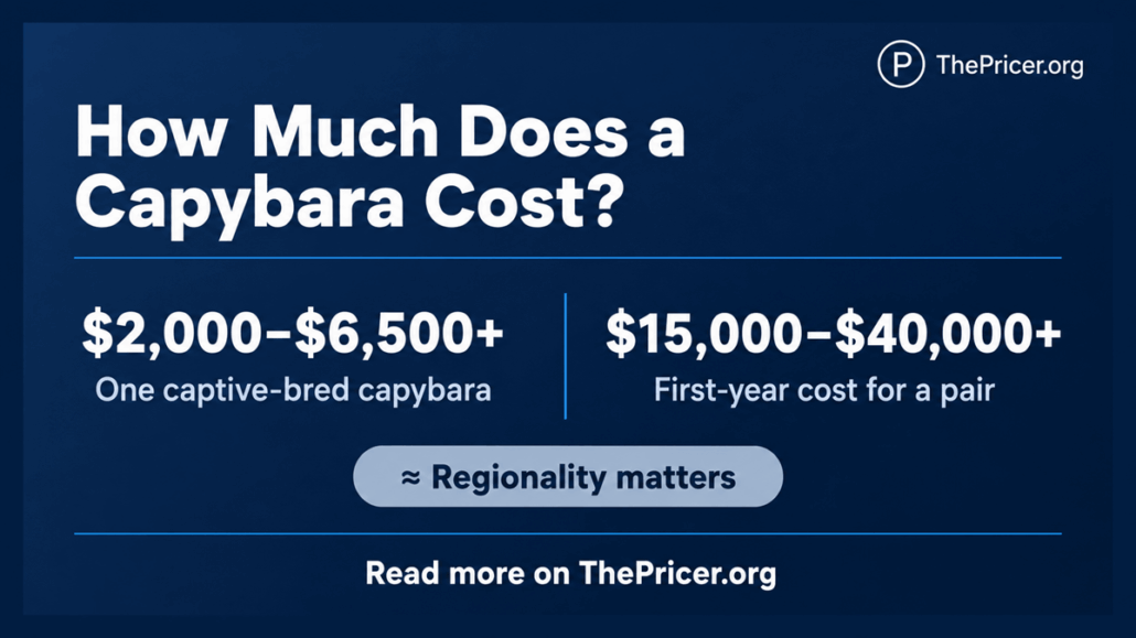 Capybara Cost