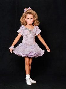 Child Participating in Beauty Pageant
