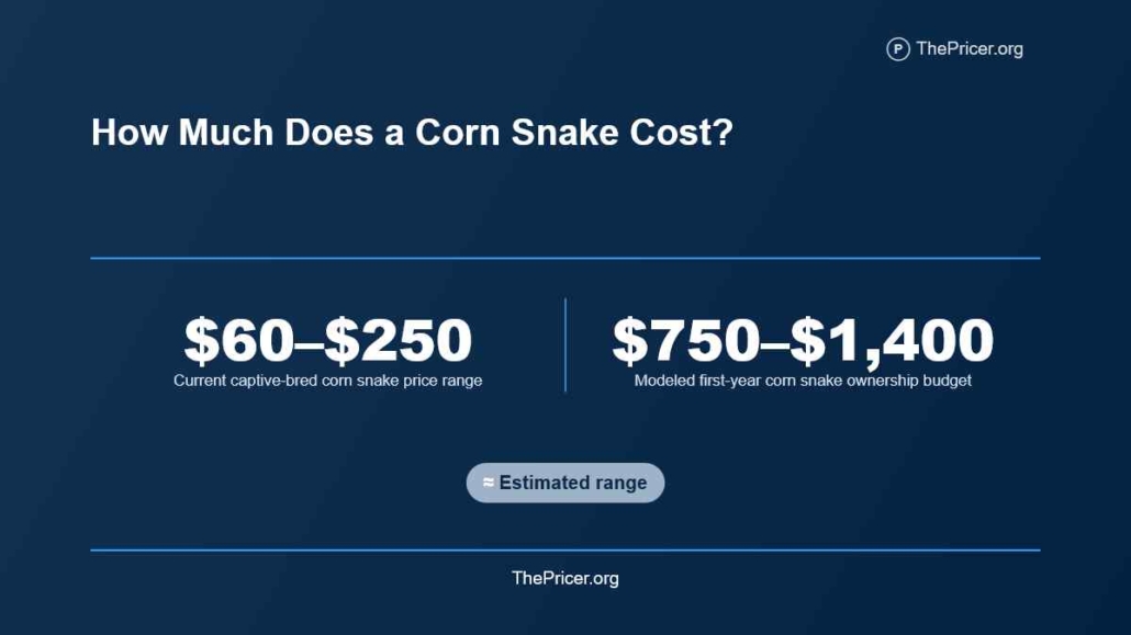 Corn Snake Cost