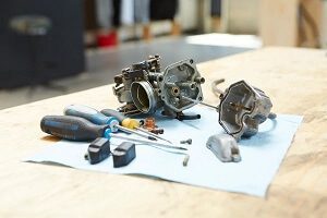 Disassembled Carburetor