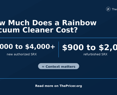 Rainbow Vacuum Cleaner Cost