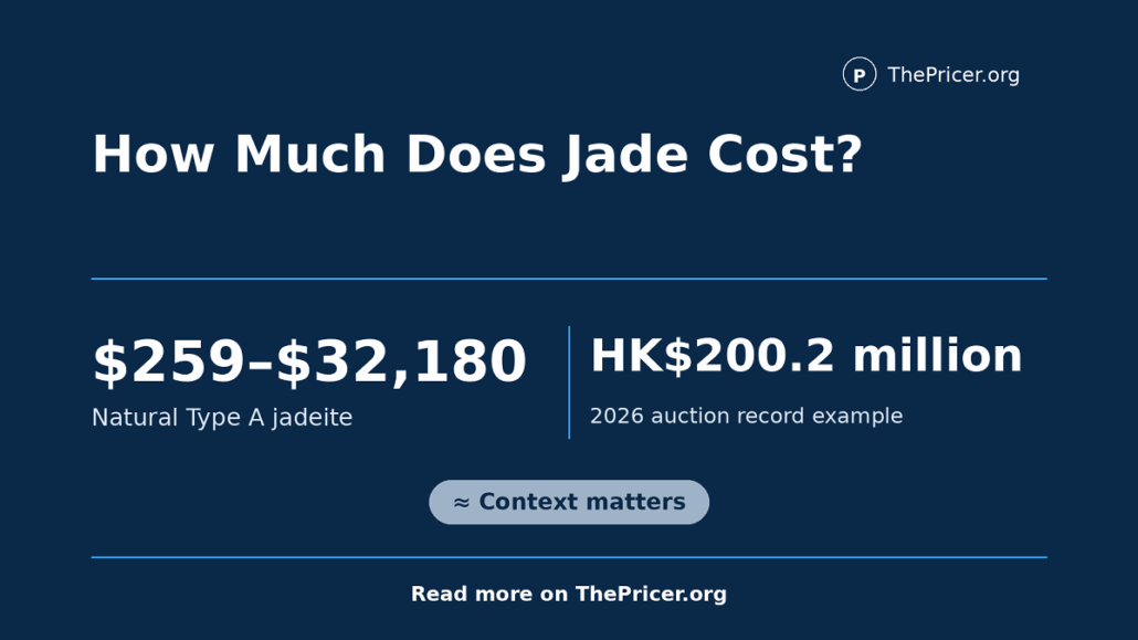 How much does Jade Cost
