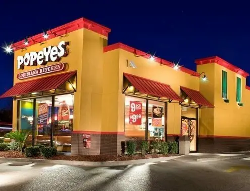 Fast Food Popeyes Menu Prices