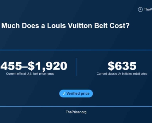 Louis Vuitton Belt Cost