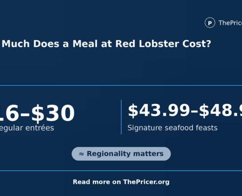 Red Lobster Menu Prices