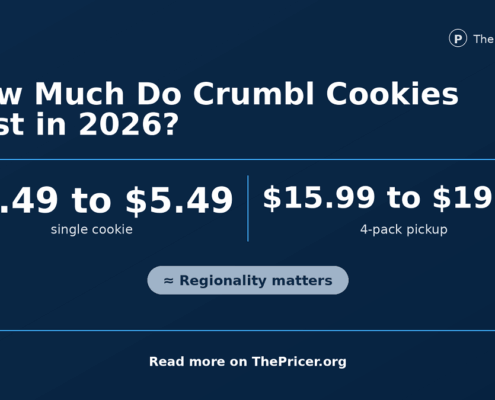 Crumb Cookies Menu Prices