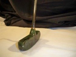Unique nephrite Jade Putter for golf