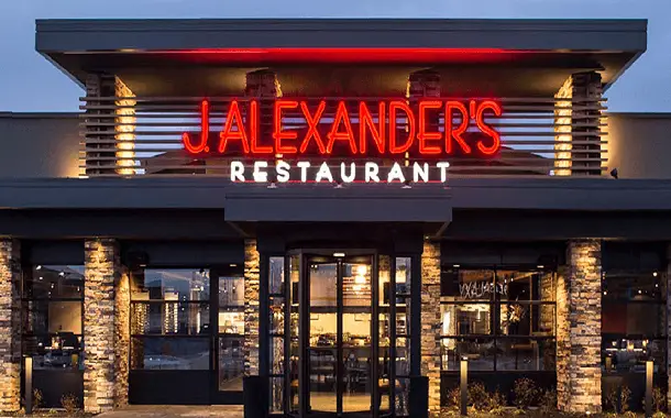 J Alexander's Menu Prices