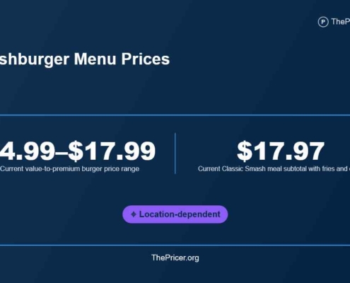 Smashburger Menu Prices