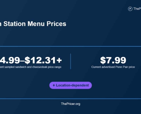Penn Station Menu Prices