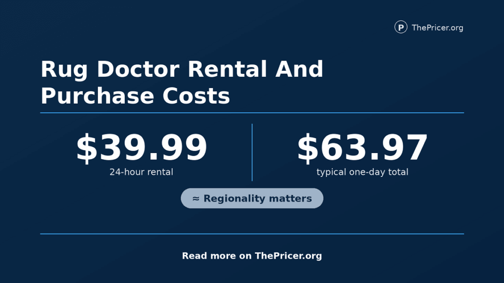 Rug Doctor Cost