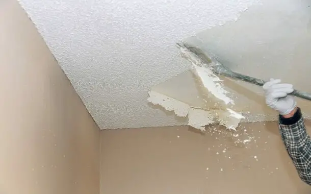 Popcorn Ceiling Texture Removal