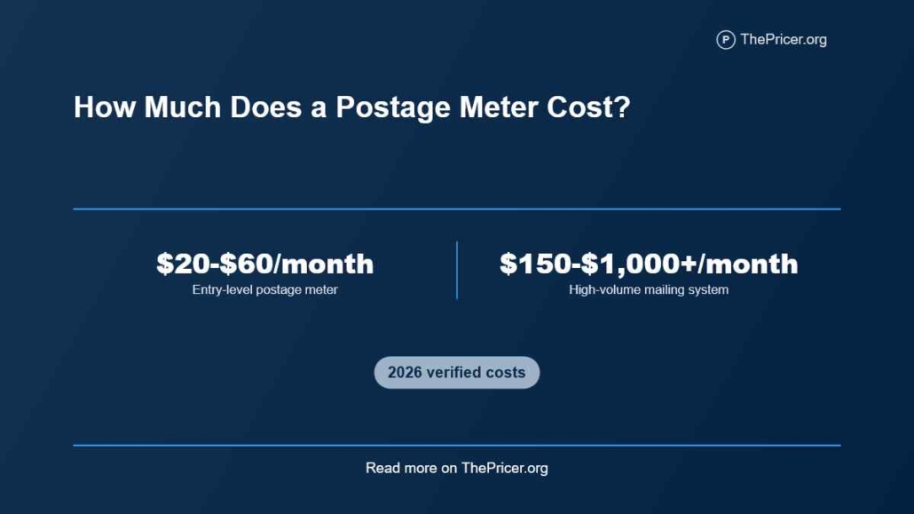 Postage Meter Rental Cost