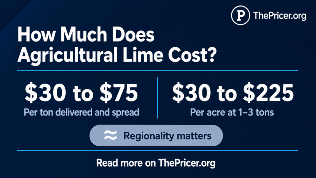 Agricultural Lime Cost
