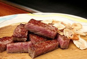 Cooked Kobe Beef