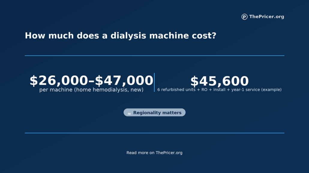 Dialysis Machine Cost