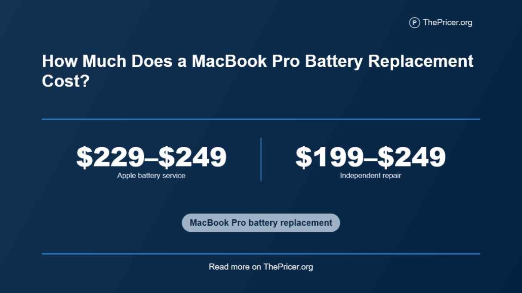 MacBook Pro Battery Replacement Cost
