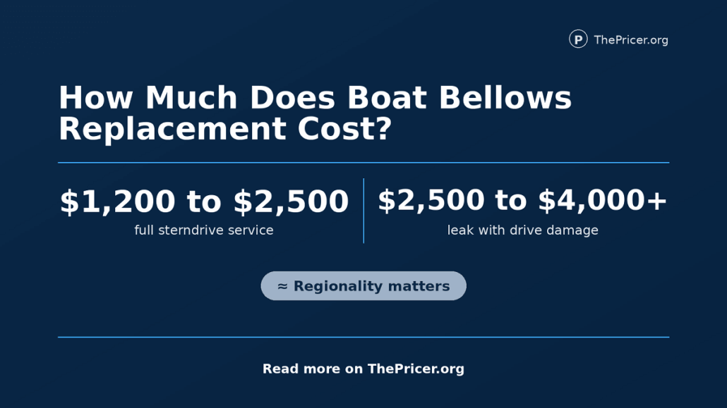 Boat Bellow Replacement Cost