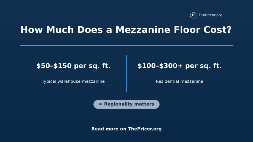 Mezzanine Floor Cost