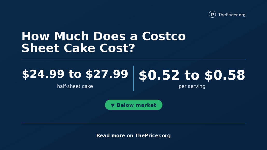 Costco Sheet Cake Cost