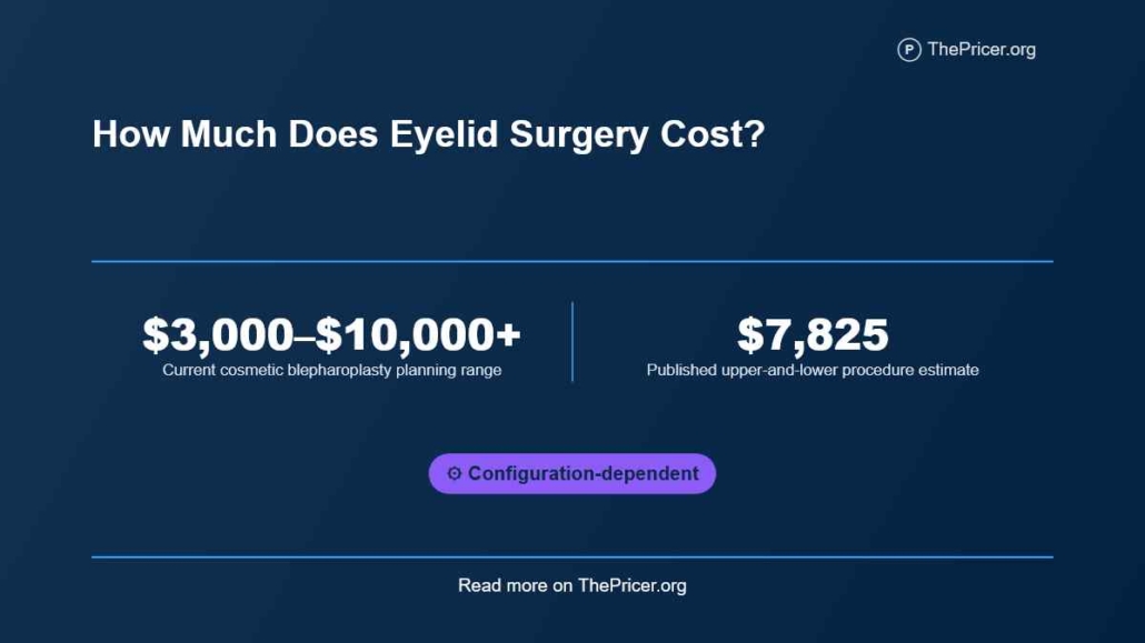 Eyelid Surgery Cost