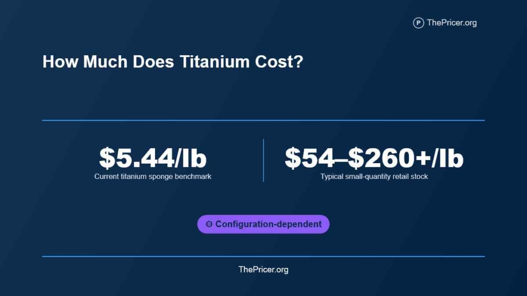 Titanium Cost