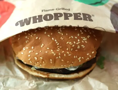 Burger King Whopper Cost